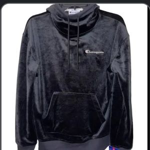 Black velour champion sweatsuit